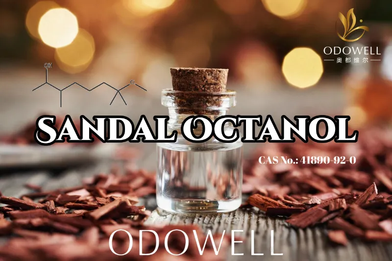சுத்தமான சந்தனம் மற்றும் மலர்-மர வாசனைப் பயன்பாடுகளுக்கு ODOWELL சந்தன ஆக்டானாலைப் பரிந்துரைக்கிறது